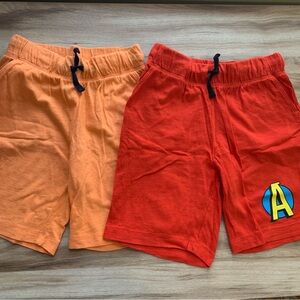 Spotted Zebra Marvel Boys Shorts 8 M Avengers cotton Elastic waistband